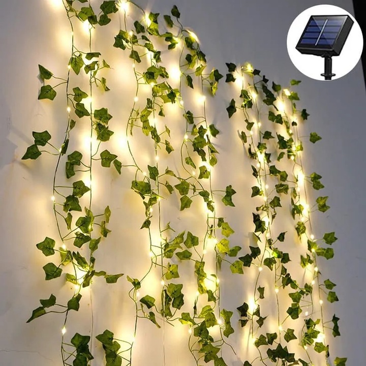 Műnövények, LED, 2m, meleg fehér