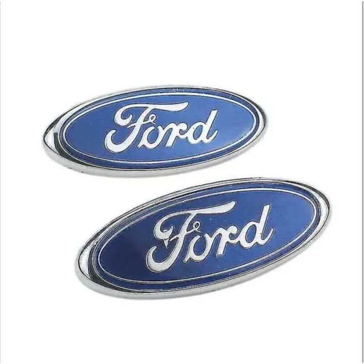 Ford Focus Cmax 2011-2014 hátsó embléma, kék króm 14.5x5.8cm