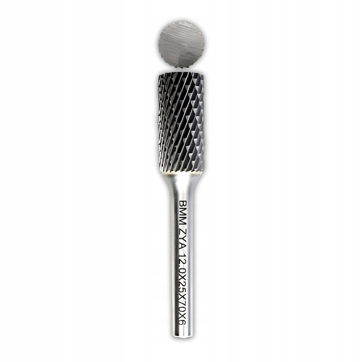 Freza Cilindrica Carbura HM 6x16x61mm, 6mm Tija, ZYA