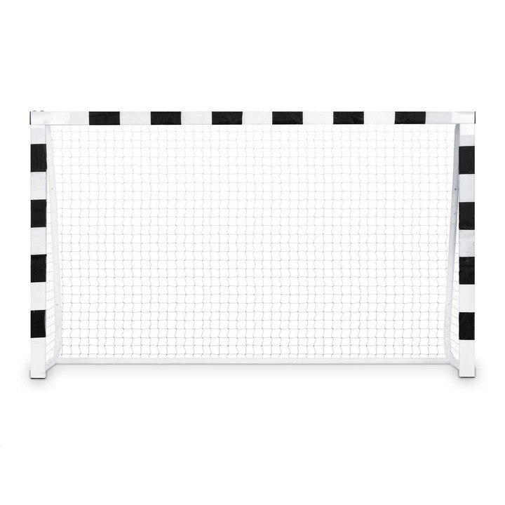 Футболна врата Neosport 300x160x90cm - черна, бяла