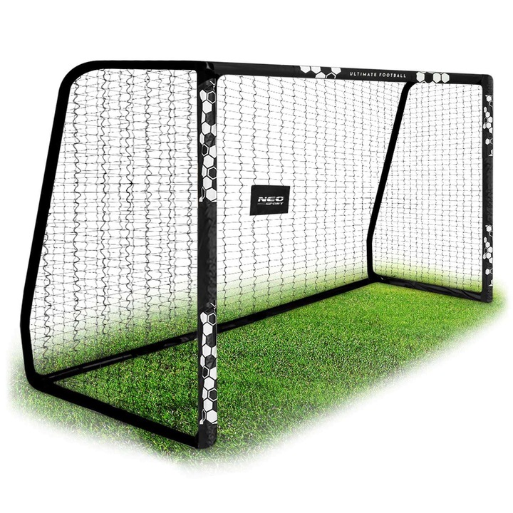 Футболна врата neosport 300x200x120cm - черна