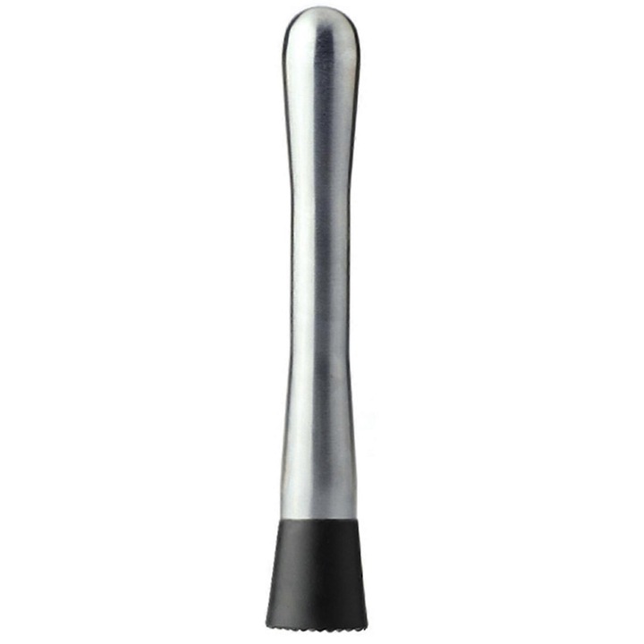 Muddler cocktail din otel inoxidabil, ergonomic, 22.5x20.5x3.2cm