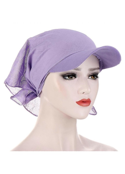 Sapca baseball bandana ajustabila, poliester, multicolor, 50x60cm