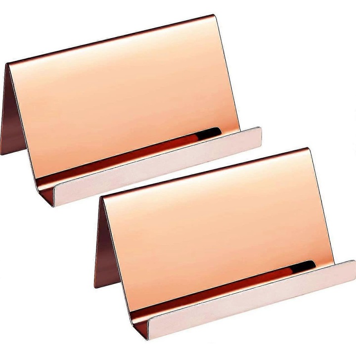Suport documente 2 piese inox 9x5x4.5cm