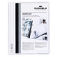 Бърз класьор, А4, широк, панорамен, DURABLE "DURAPLUS®", бял