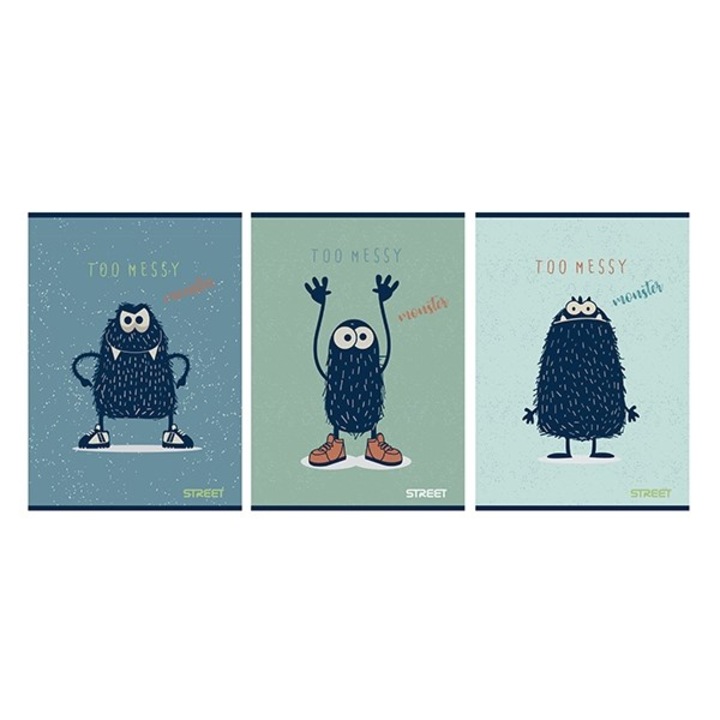 Caiet STREET Monsters A5 54 file dictando