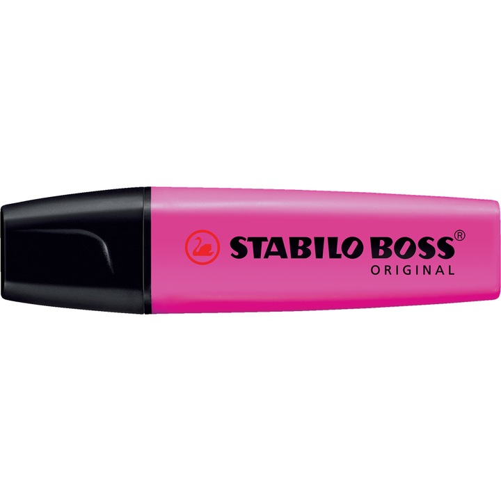 Szövegkiemelő, 2-5 mm, STABILO "BOSS original", rózsaszín