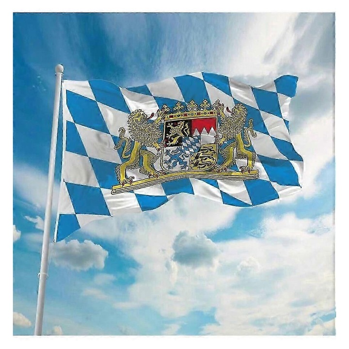 Steag Bavaria Germania, 100% poliészter, többszínű, 150x90cm