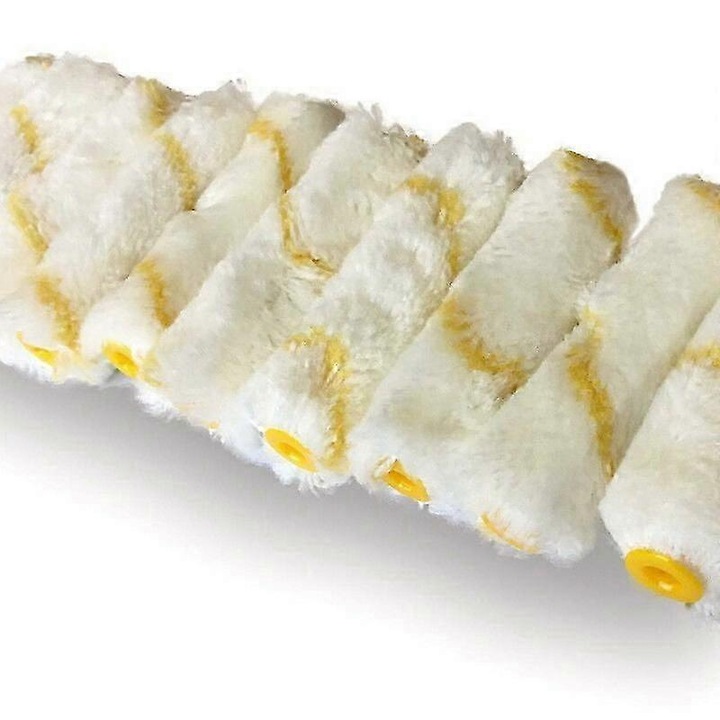 Mini festékhenger készlet, mikroszálas anyag, tartós, szöszmentes, javításokhoz