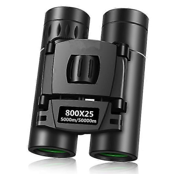 Професионален бинокъл 900x25, BAK4, преносим, черен, 9x2.8см