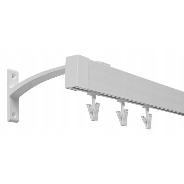 Tija Prestige Apartament 150 cm - Alumínium, Fehér