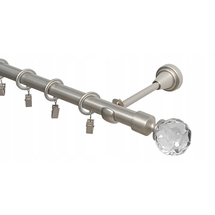Karnisz Metallic Satina Imperia Deco 19mm, 280cm, Komplett Szett