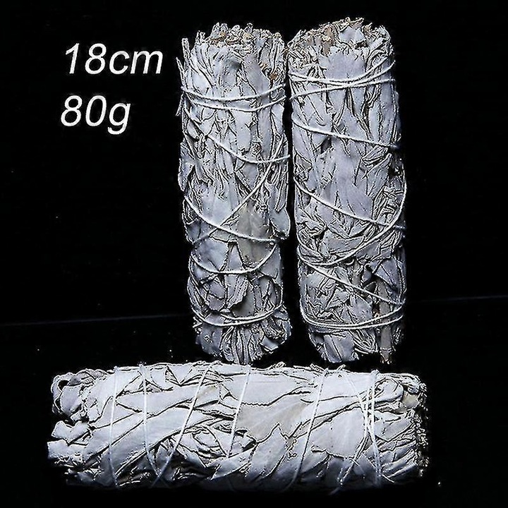 Fehér zsálya füstölő pálcák tisztításhoz és aromaterápiához 12cm 40g vagy 80g