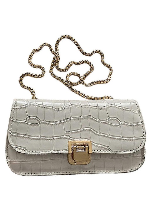 Kis női crossbody táska, puha bőr, fekete, 20x15x5cm