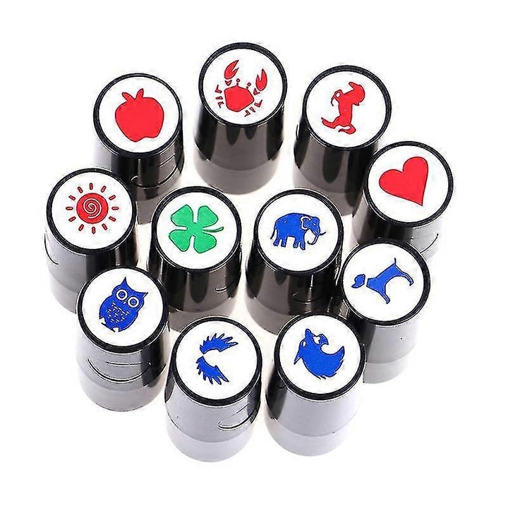 Stampila pentru minge de golf, plastic, uscare rapida, 5.3x2.1cm