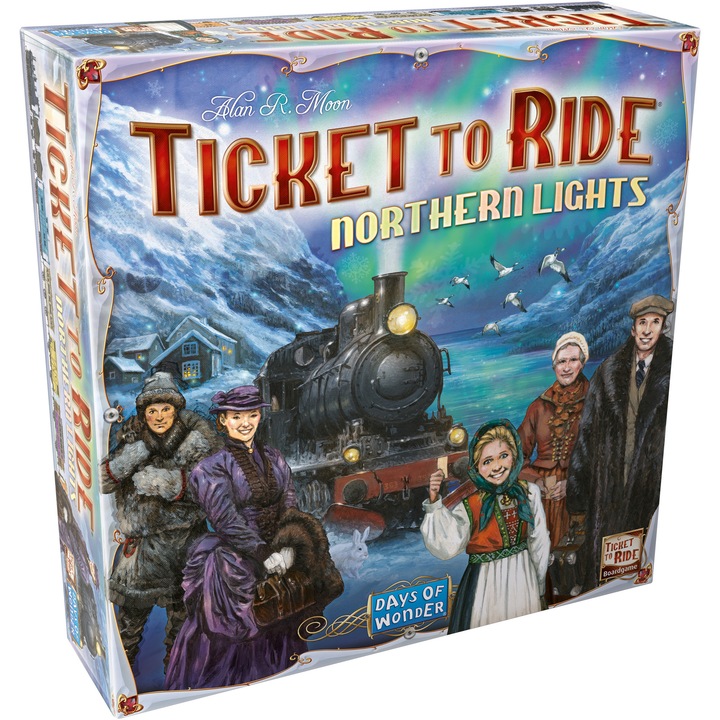 Joc Ticket to Ride, Northern Lights, 2-5 jucatori, +8 ani, lb. engleza