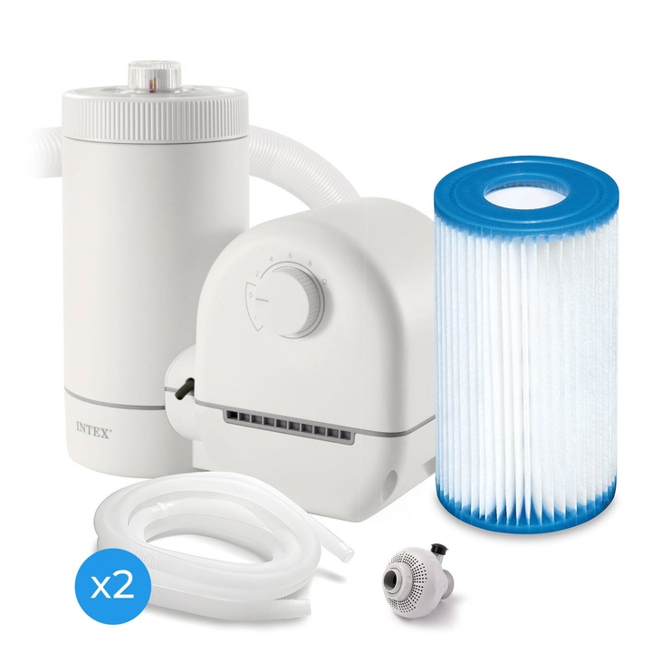 Pompa filtru piscina INTEX 26636, 5678 L/h, filtru si accesorii montaj HOM429090