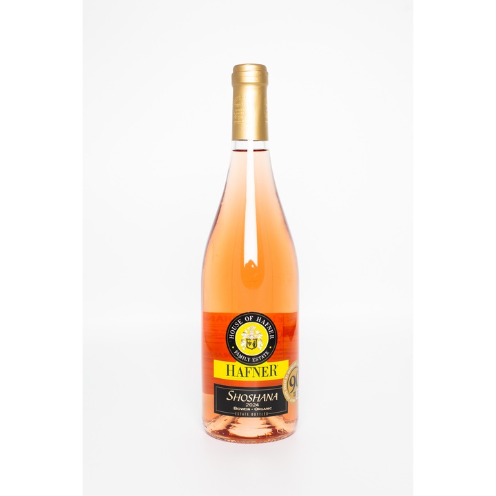 Hafner Shoshana BIO rozé bor, 0, 75 l, bio, 2024, palack