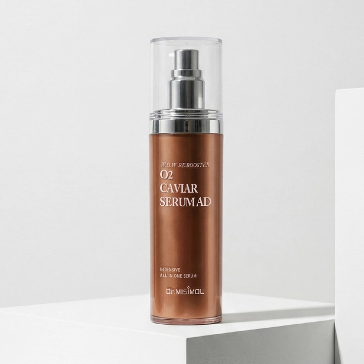 Dr.Misimou W.O.W RE:BOOSTER O2 Kaviar Szérum 30ml, regeneráló, fekete kaviar kivonattal