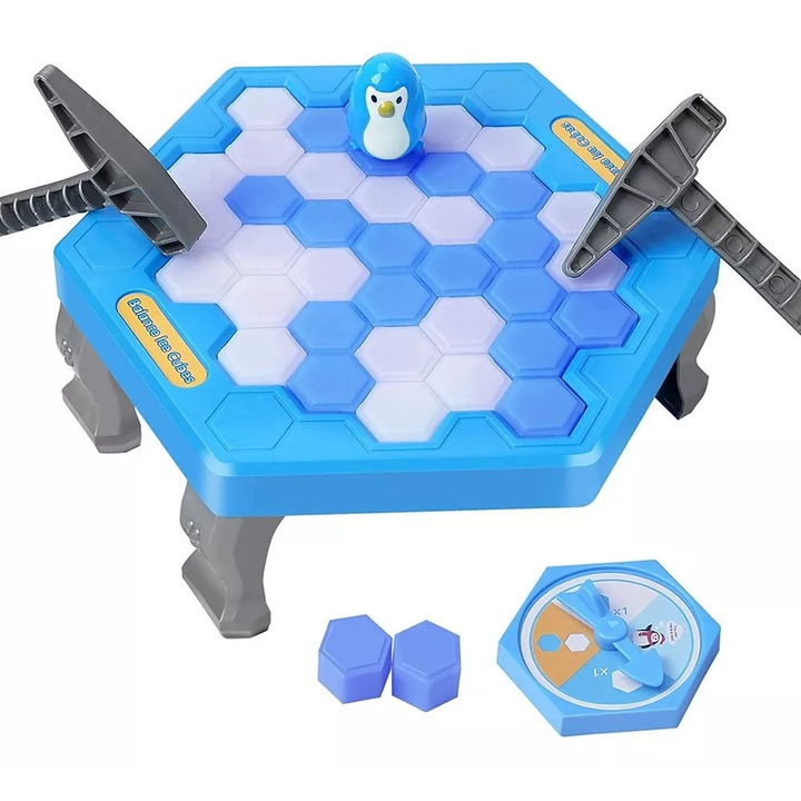 Настолна игра Save Penguin, семеен комплект, пластмаса, многоцветен, 32 части
