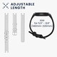 Set 2 curele smartwatch Kwmobile pentru Garmin Lily Sport, curea reglabila, silicon, negru, alb