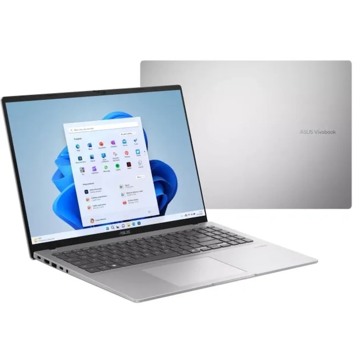 Laptop ASUS VivoBook 16 M1607KA-MB150W Ryzen AI 5 330 16inch 16GB 512GB Windows 11 Home Argintiu
