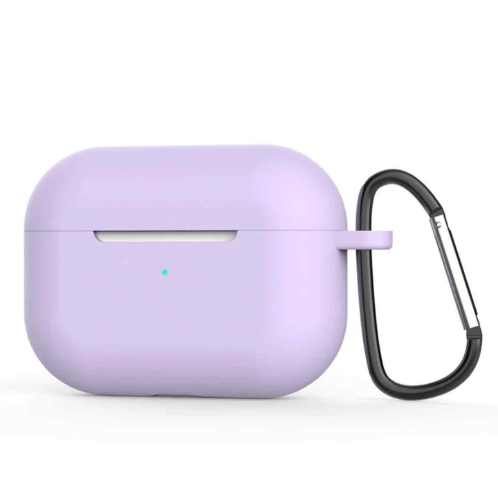 Átlátszó szilikon tok AirPods Pro és AirPods 3 készülékekhez, kompakt, könnyű