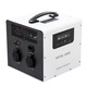 Statie de alimentare portabila DATOUBOSS 2009 Wh, putere maxima de 1500 W, baterie LiFePO4, 8000 de cicluri de incarcare, incarcare solara MPPT de 550 W, unda sinusoidala pura pentru camping, autorulote, casa