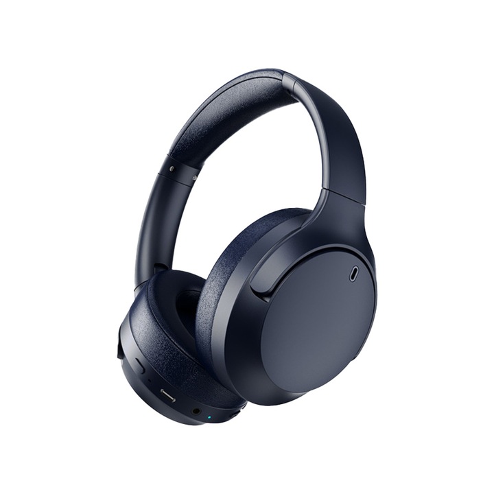 Vezeték nélküli Bluetooth 5.4 fejhallgató, zajszűrés, fekete