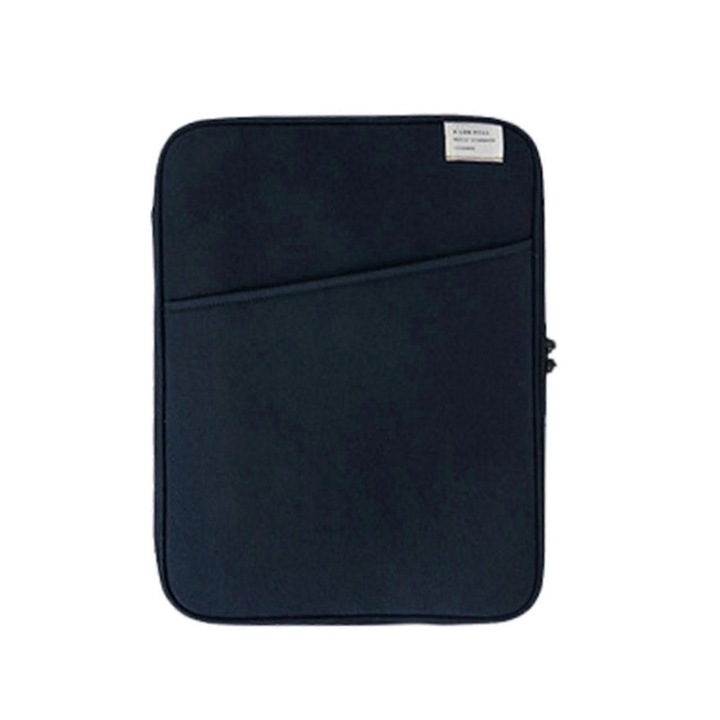 Husa tableta, material textil, protectie moale, compacta, negru, dimensiuni variabile