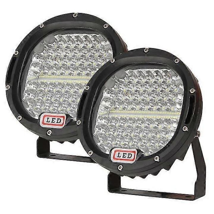 LED projektor 7 hüvelyk 300W 105W, fekete, 25x20x7cm, IP68, 6000K