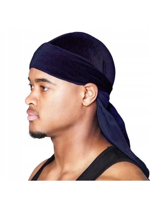 Durag Premium Satinat Albastru Style Y2K - Accesorii Elegante
