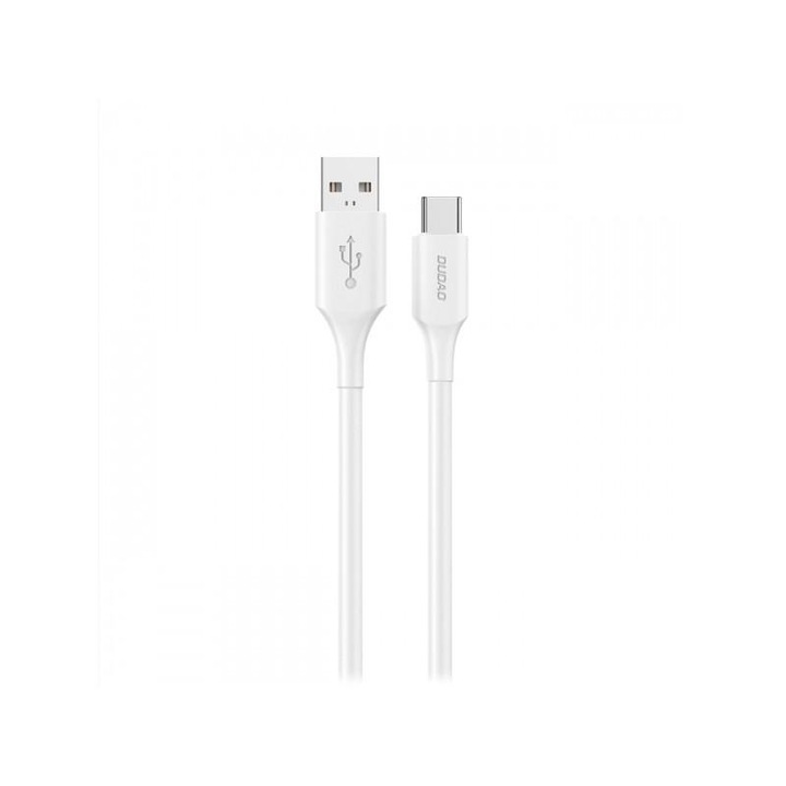 Cablu Date si Incarcare USB-A - USB-C Dudao L2sT 60W 1.2m Alb