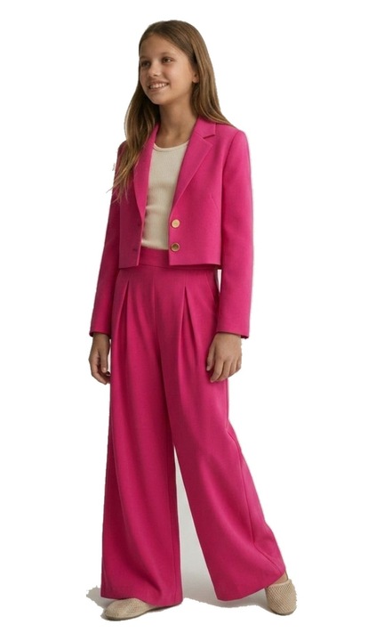 Set copii, ZOYA Fashion, Emi, Poliester, Elegant, Lunga, Fucsia, Fucsia/Roz