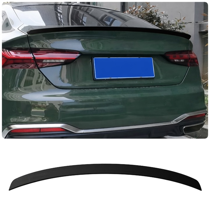 Csomagtér Spoiler Audi A5 2017-2024 Fényes Fekete