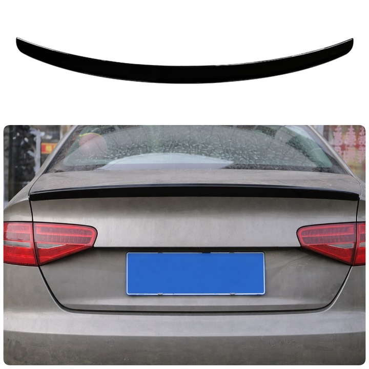 Csomagtér Spoiler Audi A4 B8.5 2013-2015 Sedan S4 Style Fényes Fekete
