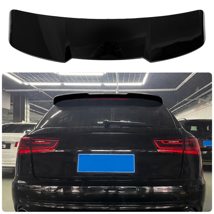 Csomagtér Spoiler Audi A6 C7 2011-2018 Kombi Fényes Fekete