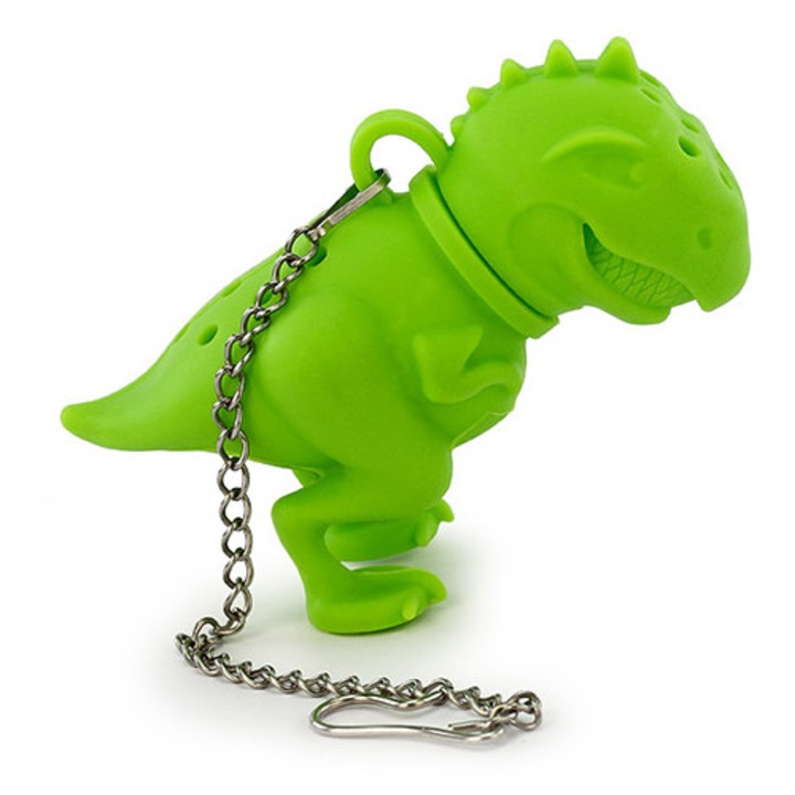 Infuzor ceai Winkee T-Rex silicon verde 1buc