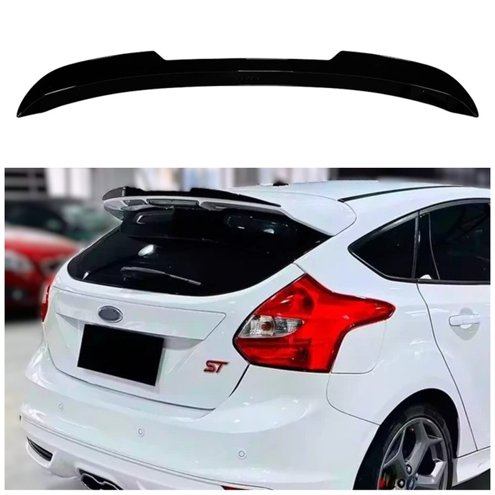 Csomagtér Spoiler Ford Focus MK3 2010-2014 ST Style Fényes Fekete