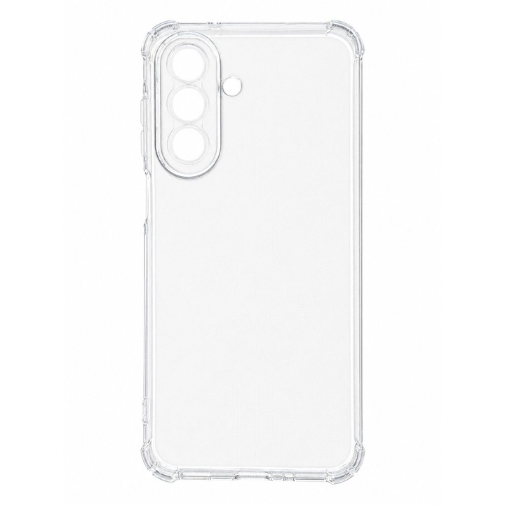 Husa protectie Mat-Tech compatibila cu Samsung Galaxy A57 5G, Protectie Camera, Margini ridicare Ecran, Colturi anti-soc, Rezistenta la impact, Transparenta
