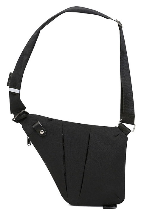 Fekete multifunkcionális crossbody táska 31x22x17x25cm
