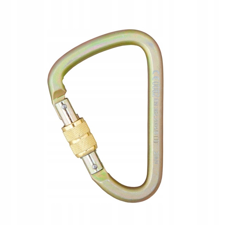 Carabinier Otel Protekt AZ 018, Filetat, Lucru la Inaltime, Conector