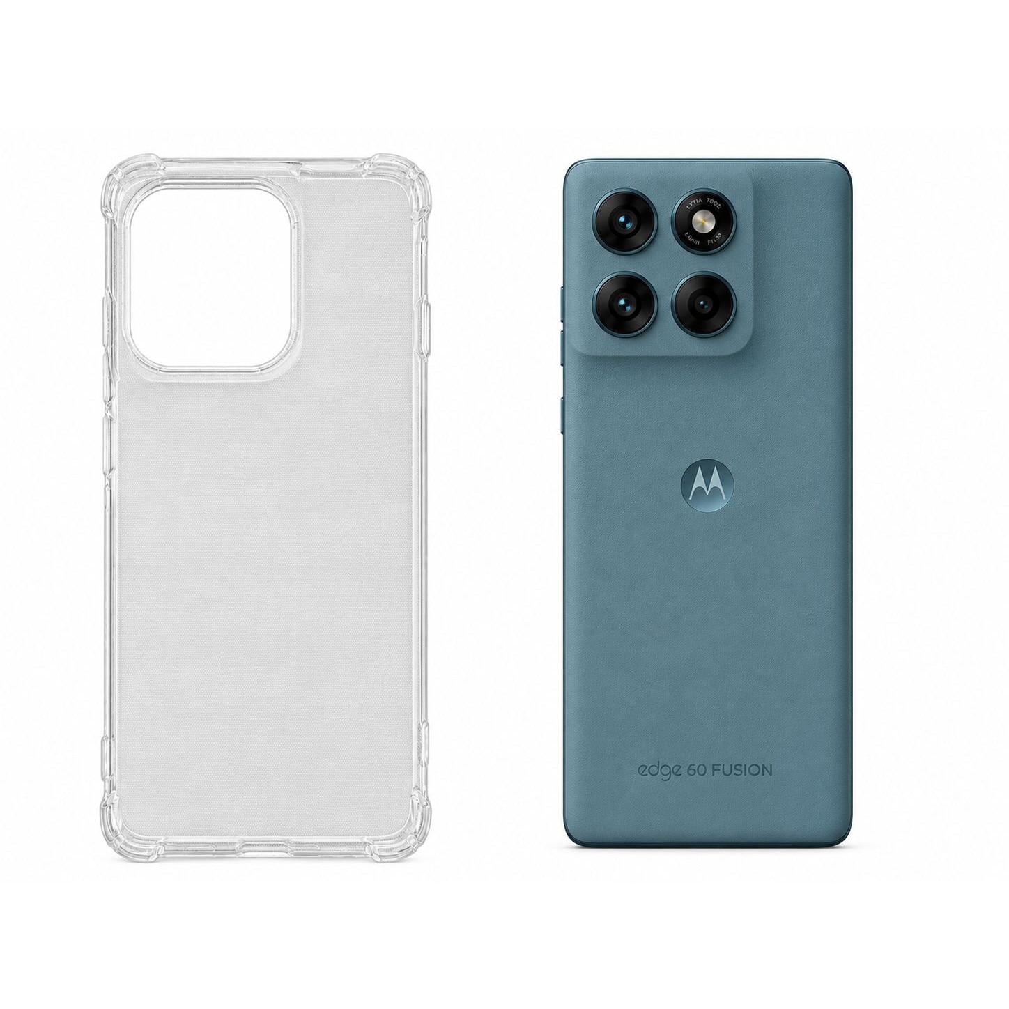 Husa protectie Mat-Tech compatibila cu Motorola Edge 60 Fusion / Edge 60 Pro, Protectie Camera, Margini ridicare Ecran, Colturi anti-soc, Rezistenta la impact, Transparenta