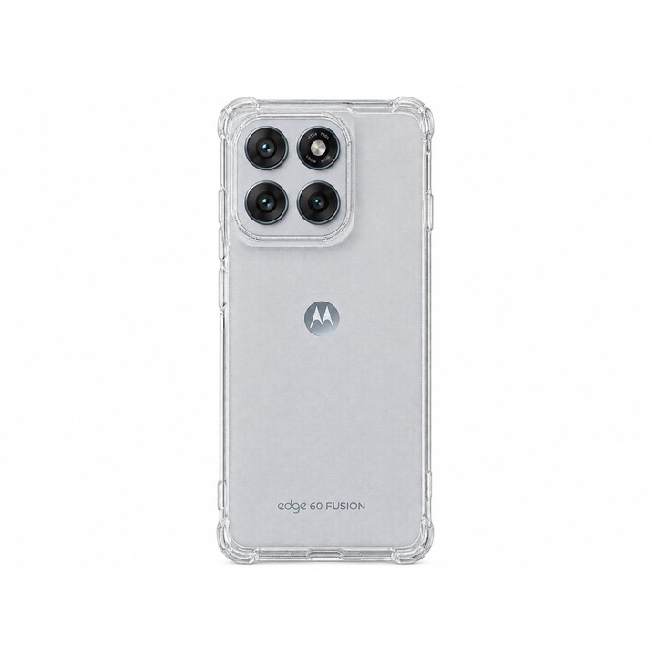 Husa protectie Mat-Tech compatibila cu Motorola Edge 60 Fusion / Edge 60 Pro, Protectie Camera, Margini ridicare Ecran, Colturi anti-soc, Rezistenta la impact, Transparenta