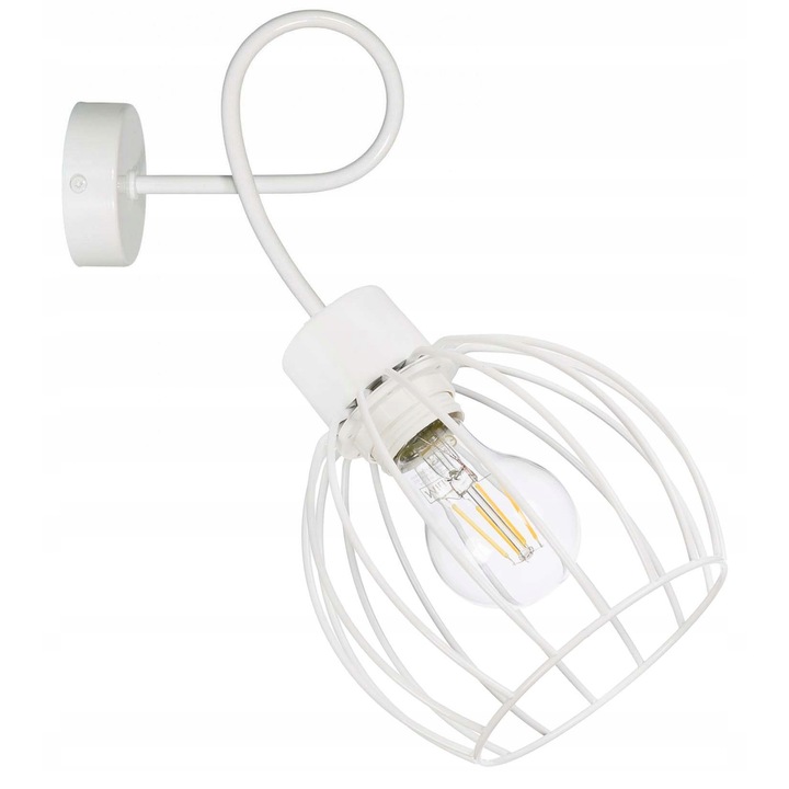 Lampa Loft Stil Industrial Perete, Sfera Metal, E27