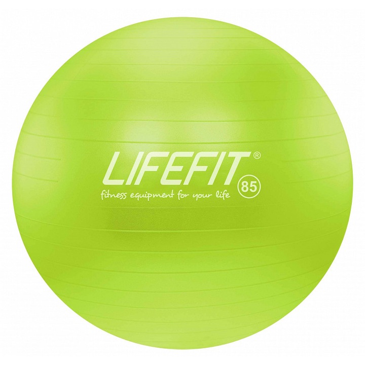 Lifefit gimnasztikai labda 85cm zöld csúszásmentes robbanásbiztos