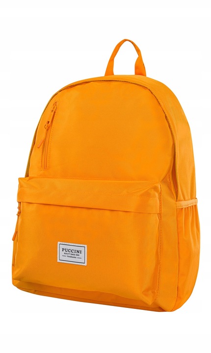 Rucsac Sport Vibe PUCCINI Yellow Neon, Unisex, Poliester, 40cm