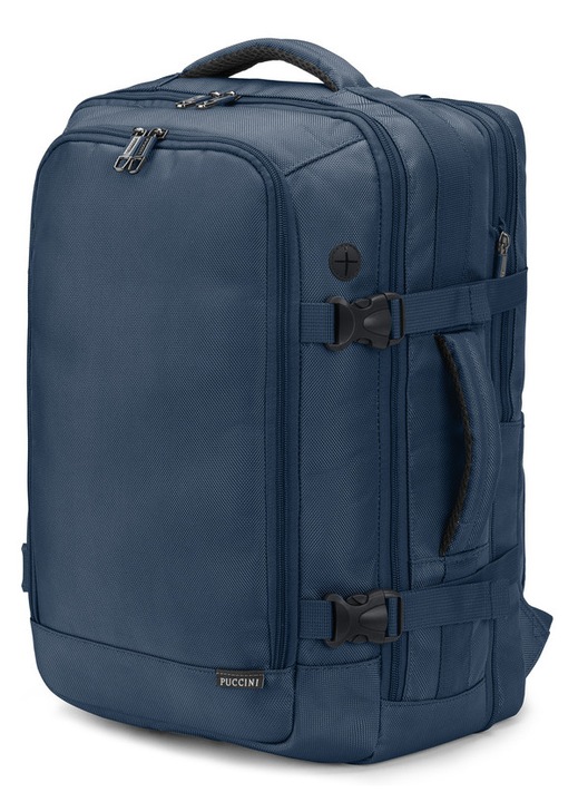 Rucsac Puccini PM9031 Negru, Calatorie, Laptop 16''