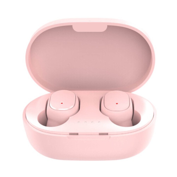 Vezeték nélküli sport fülhallgató, mini, Bluetooth 5.0, mikrofon, IPX4, fekete