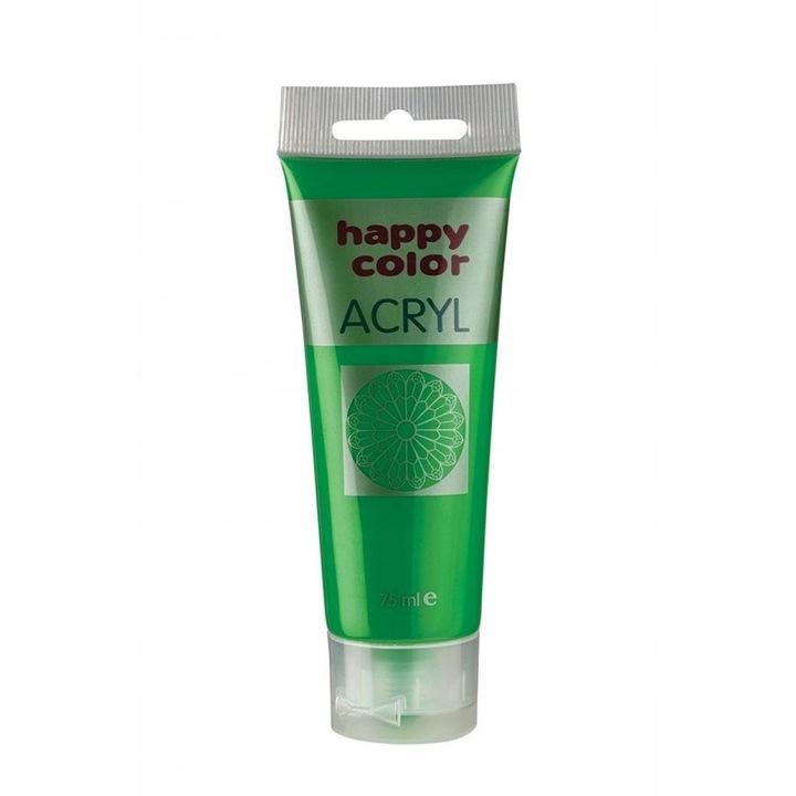 Vopsea Acrilica Verde 75ml pentru Hobby si Scoala